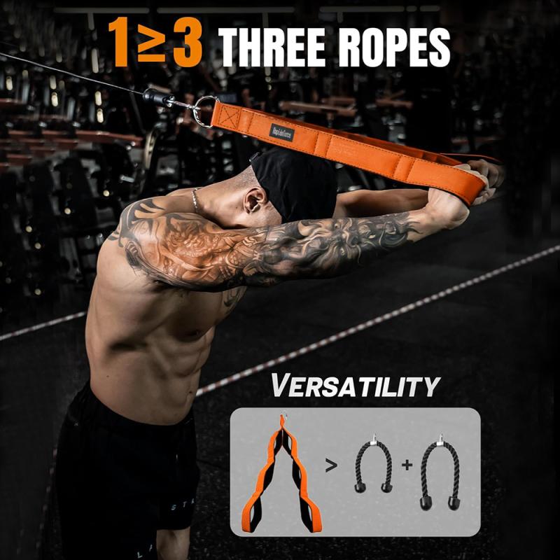 6-ring triceps rope handle