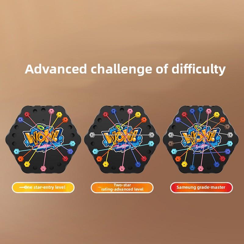 Kids Rope Knots Puzzle Board Game