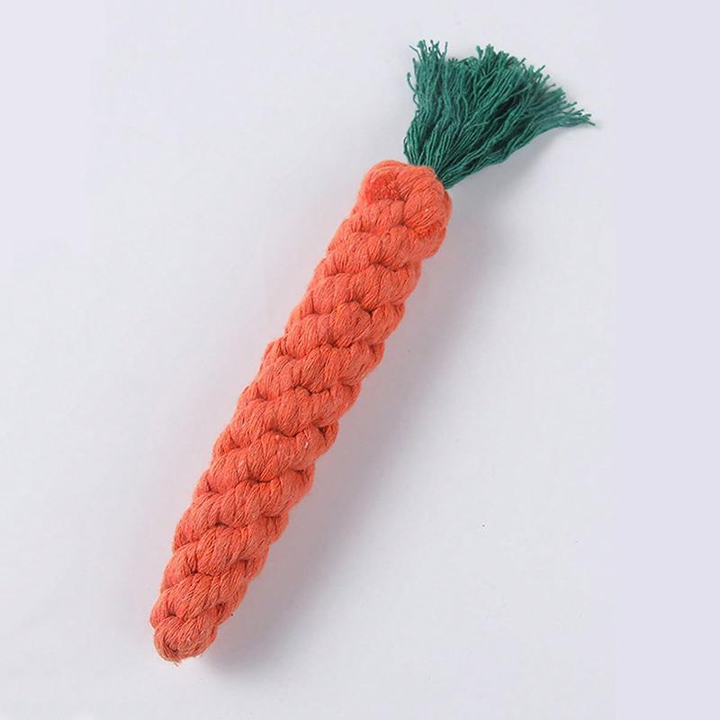 1pc Rope Knot Grinding Teeth Resistant Hand-Woven Animal C