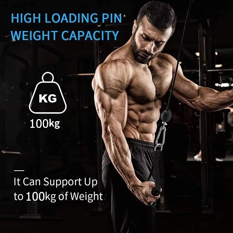 Gym Wire Rope Fitness Cable Pulley Machine System Heavy Du
