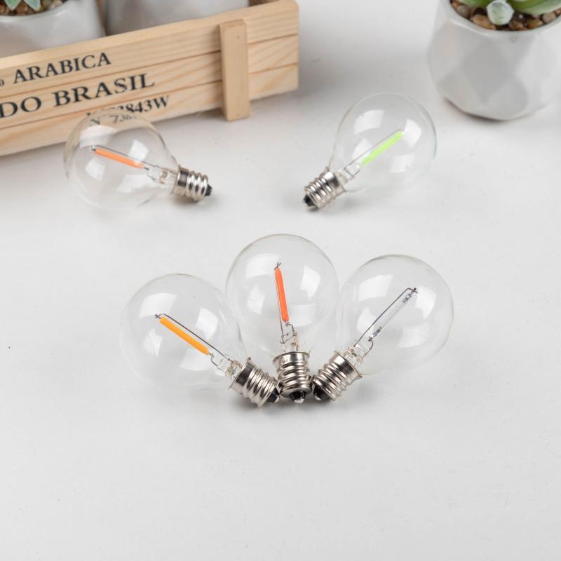 Light Bulb G40 Colored Led String
