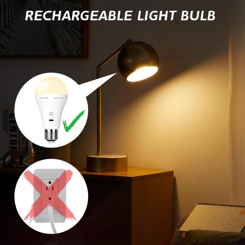 usb-c rechargeable light bulb