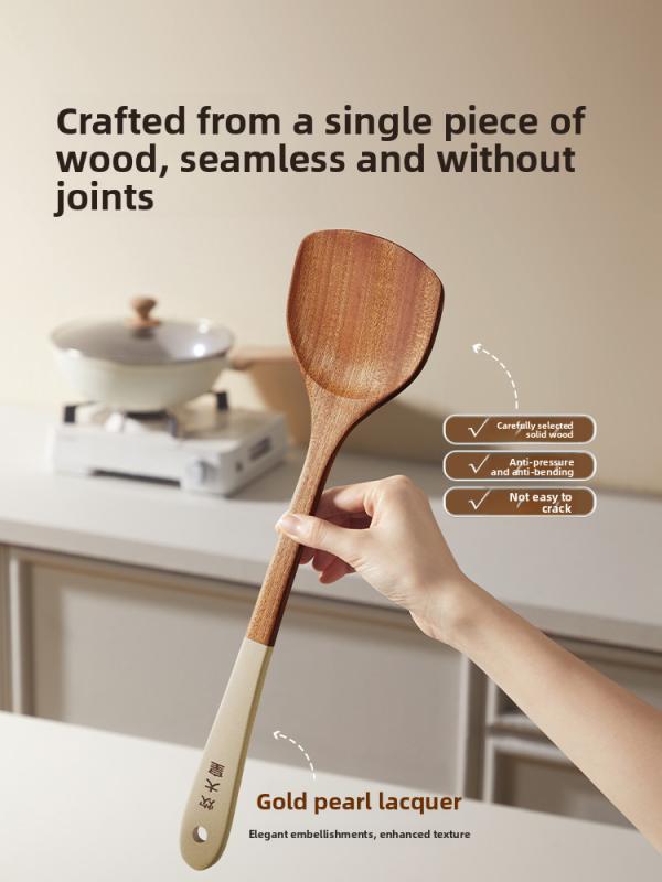 Ebony Wood Cooker King Non-Stick Pan Utensils
